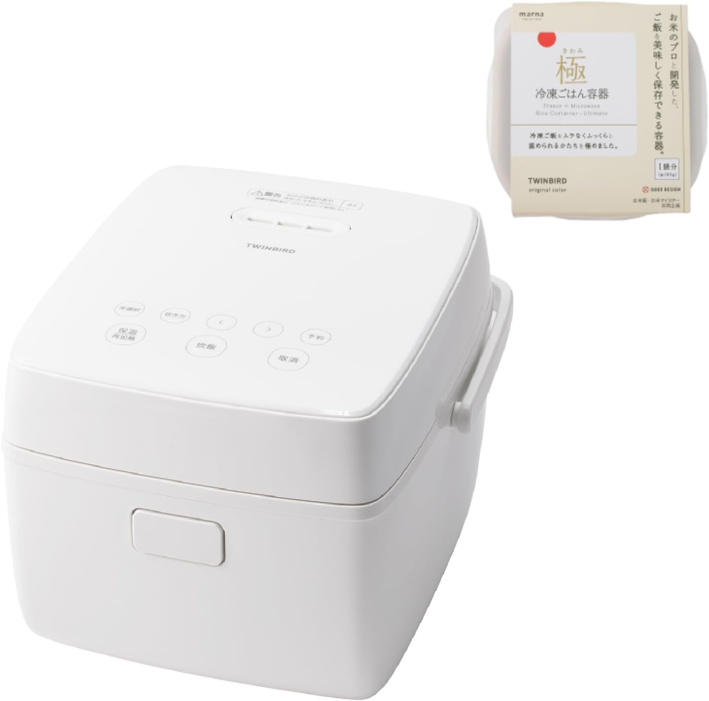 ツインバード（TWINBIRD） 【公式】炊飯器 冷凍ごはん容器セット 3合 