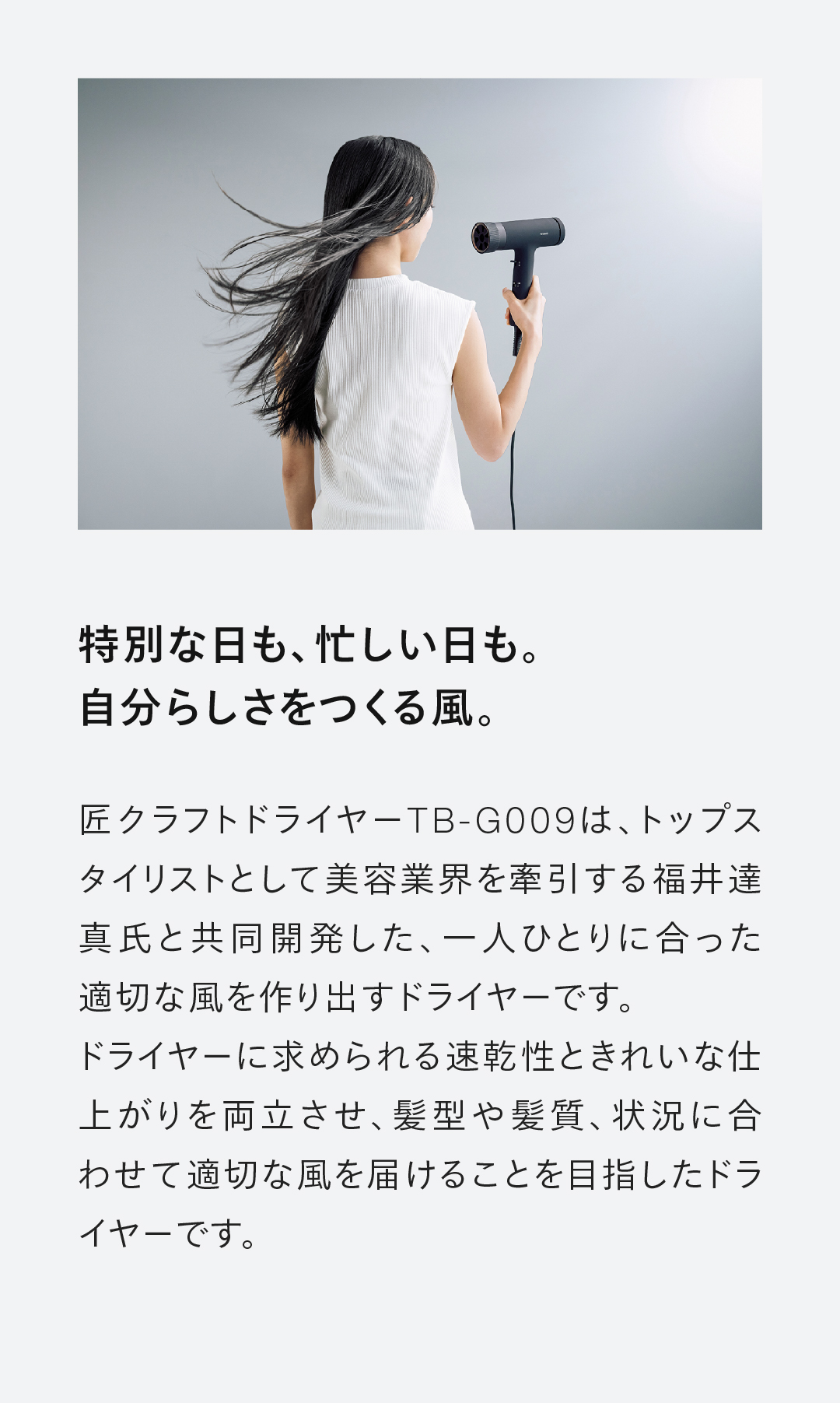 匠クラフトドライヤー TB-G009 商品詳細1