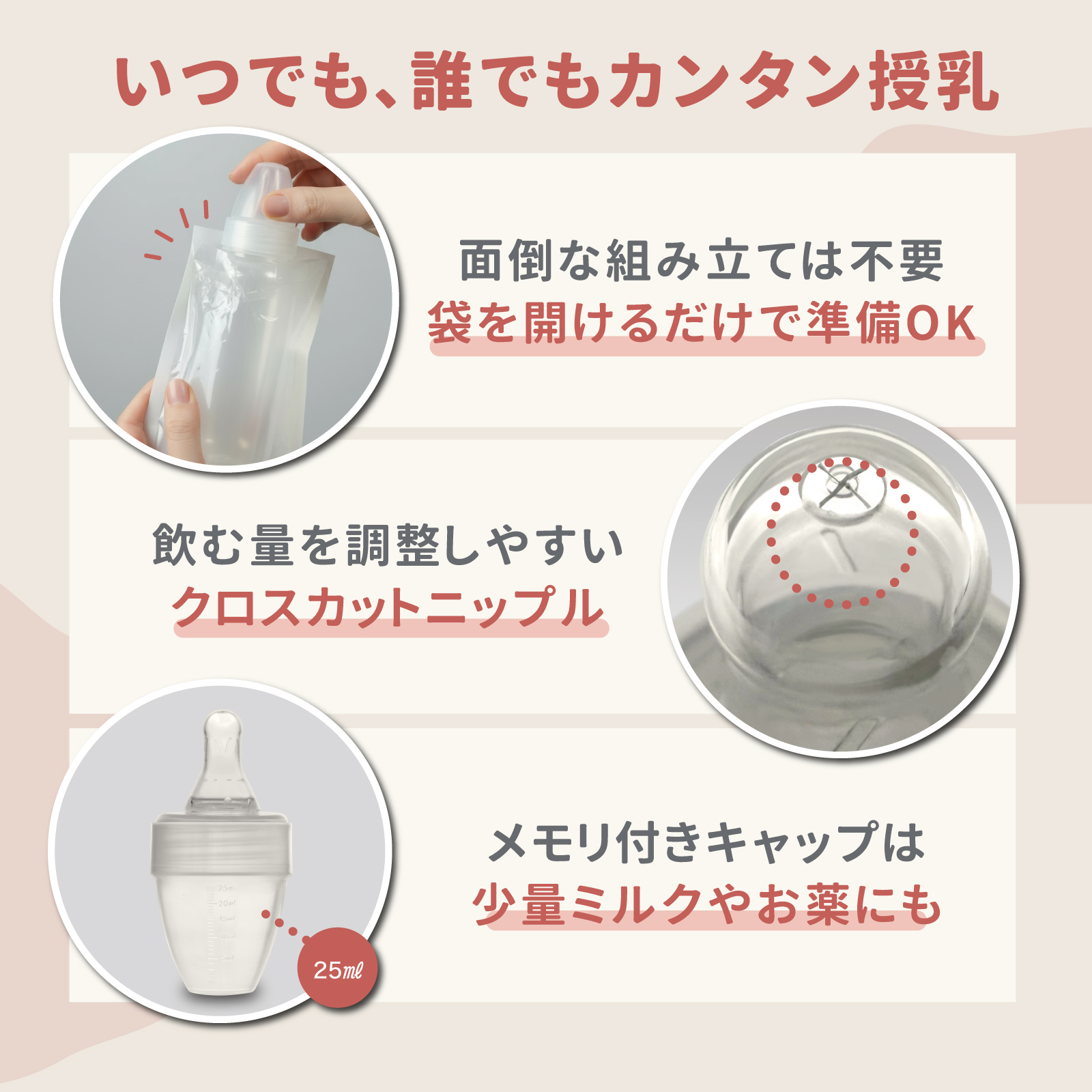 4本入り×3箱 使い捨て哺乳瓶 レディボトル 200ml 12本セット 個包装 殺菌済 衛生的 使いきり 旅行 レジャー 防災 災害 おでかけ用 新生児 出産祝い 出産準備 関連画像1