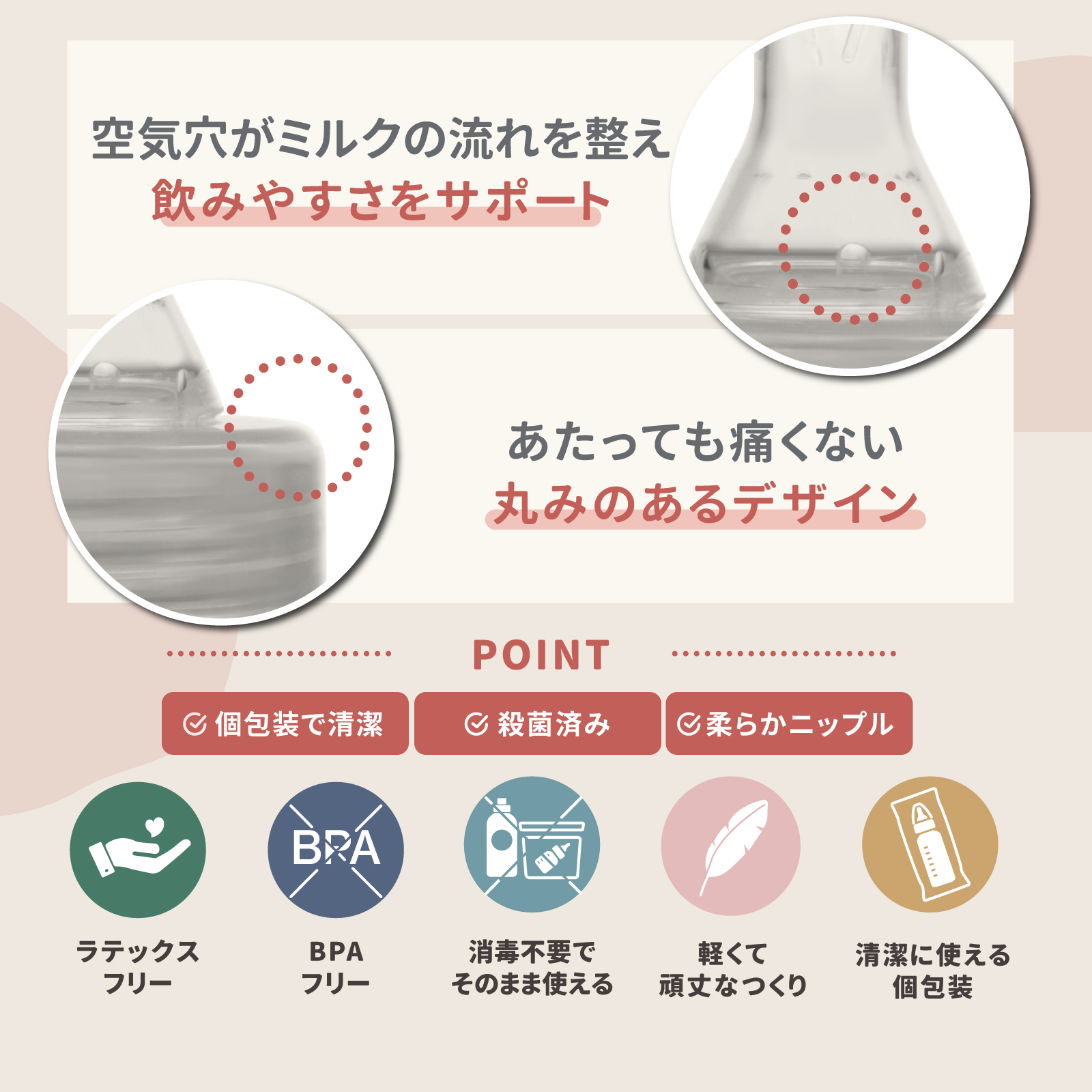 4本入り×3箱 使い捨て哺乳瓶 レディボトル 200ml 12本セット 個包装 殺菌済 衛生的 使いきり 旅行 レジャー 防災 災害 おでかけ用 新生児 出産祝い 出産準備 関連画像2