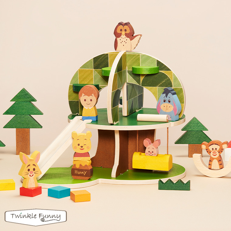 Disney 【正規販売店】キディア KIDEA HOUSE くまのプーさんと
