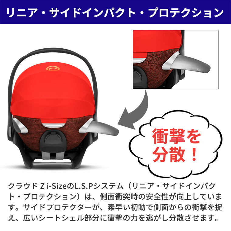 サイベックス 新生児 チャイルドシート isofix クラウド Z2 i-Size