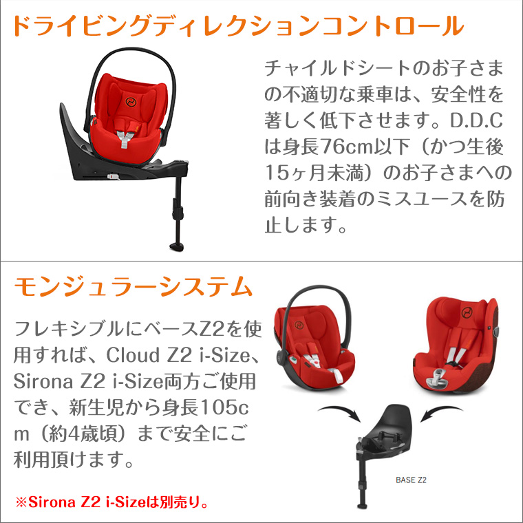 サイベックス クラウドZ2 i-Size + ベースZ2 セット cybex