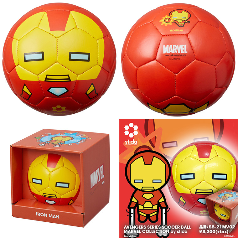 スフィーダ MARVELアベンジャーズサッカーボール ボールネット付き