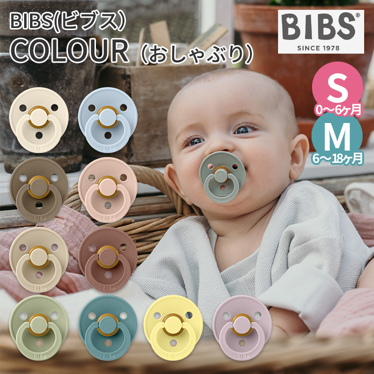 BIBS ビブス COLOUR おしゃぶり 赤ちゃん : Twinkle Funny