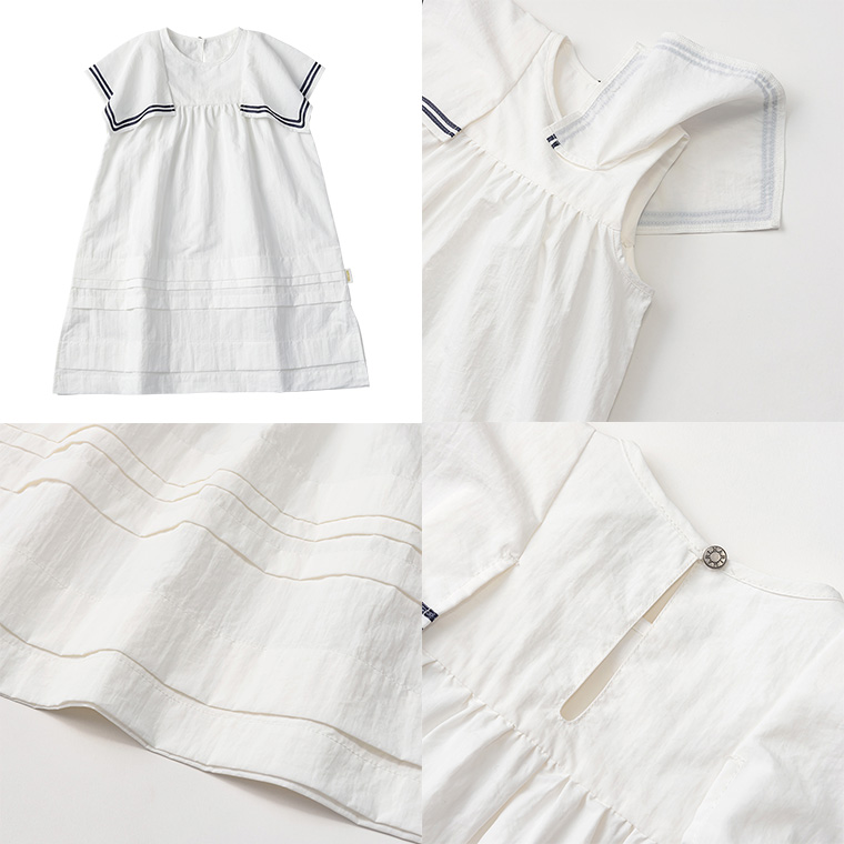 マールマール paddle dress ドレス 90cm 100cm 110cm 120cm MARLMARL 水陸両用 ワンピース ベビー服 赤ちゃん 海 プール 夏の画像
