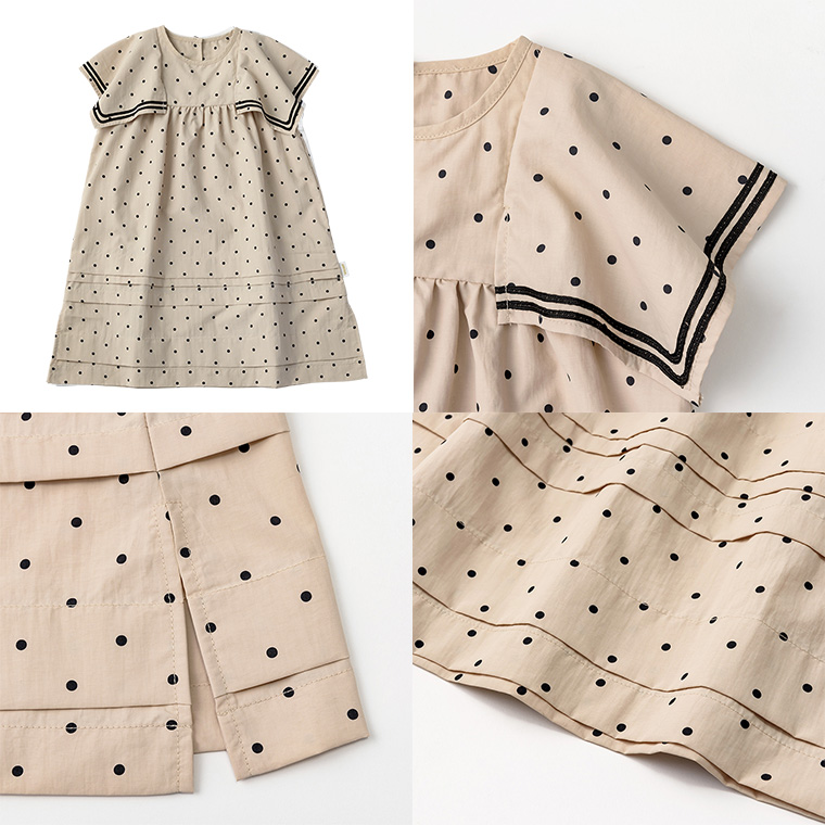 マールマール paddle dress ドレス 90cm 100cm 110cm 120cm MARLMARL 水陸両用 ワンピース ベビー服 赤ちゃん 海 プール 夏の画像