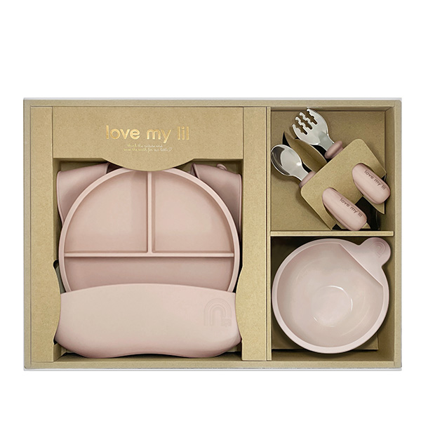 名入れ 食器セット 出産祝い ラブマイリル ギフトセットA lovemylil お