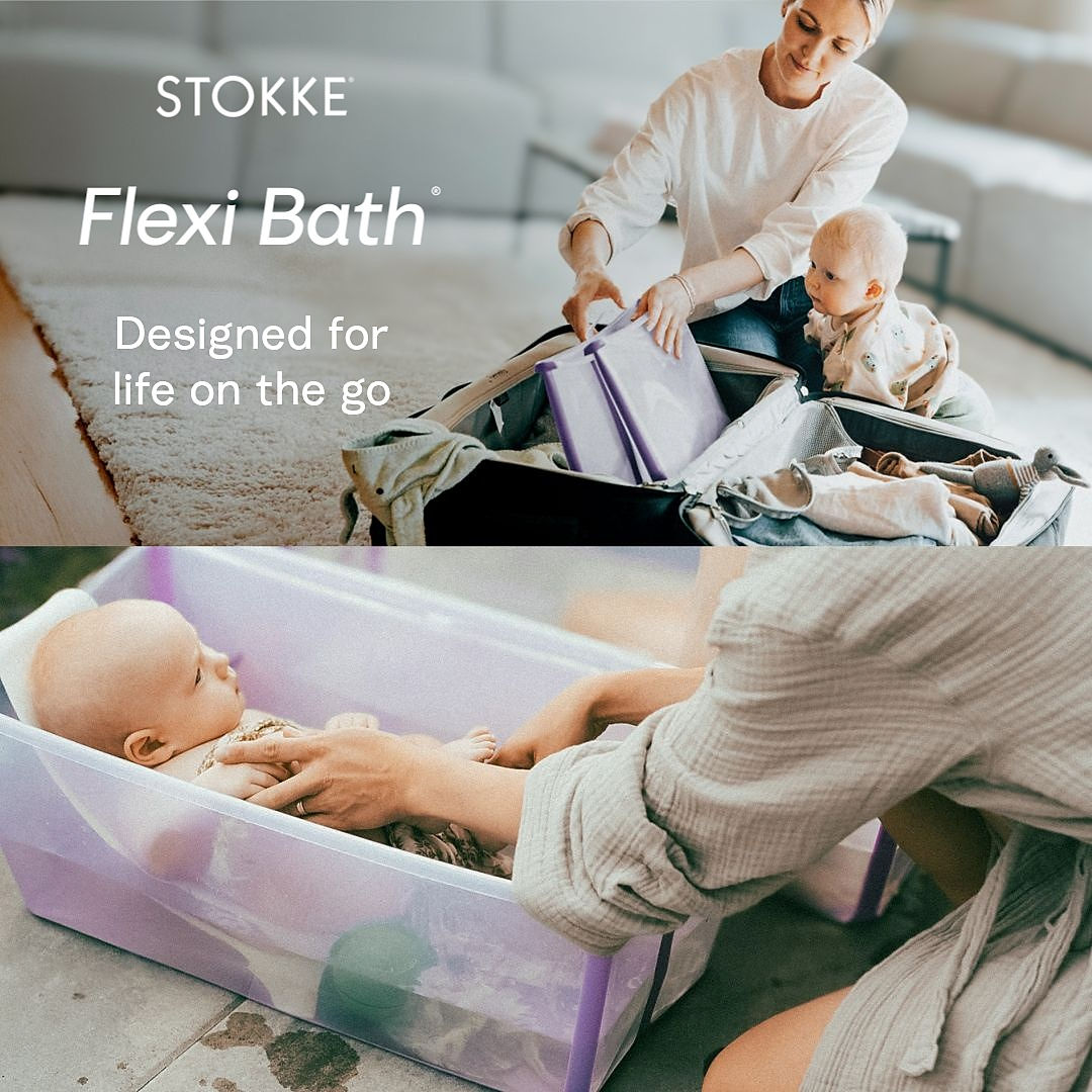 ストッケ フレキシバス ベビーバス 折りたたみ ペットバス STOKKE Flexi Bath 新生児 コンパクト 沐浴 ニューボーンサポート対応 出産祝い 水遊び 関連画像1