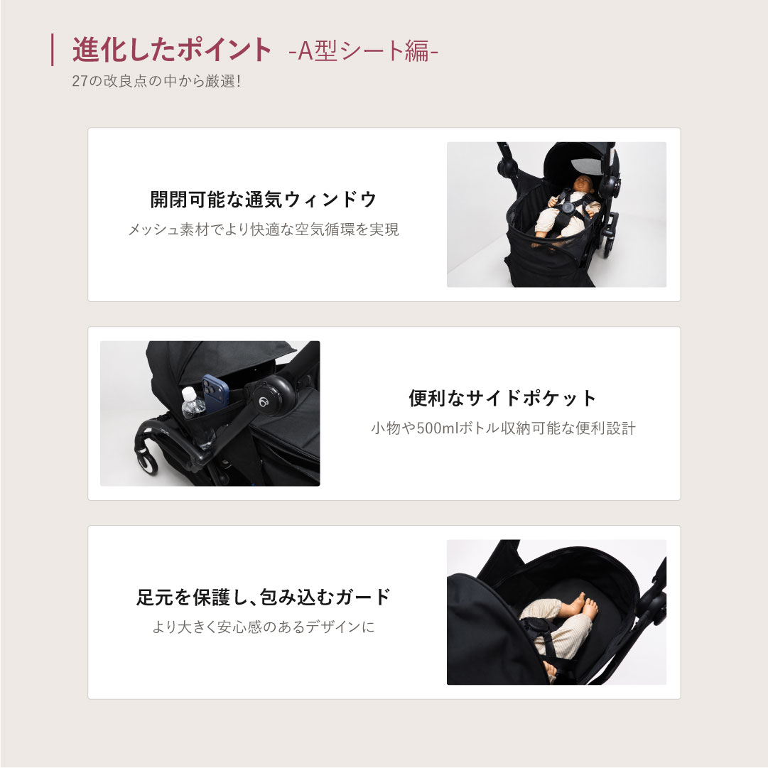 STOKKE ストッケ YOYO5 AB型 ベビーカー 新生児 22kg 折りたたみ コンパクト A型 B型セット | T-REX | 14