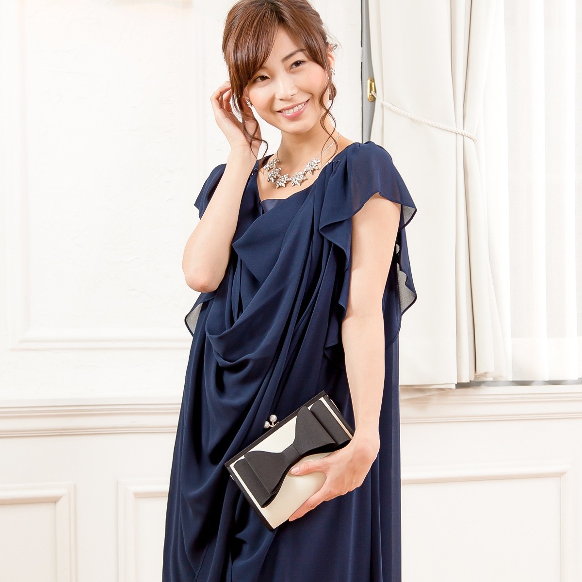 パーティードレス 結婚式/ワンピース/ドレス/春夏/20代/30代
