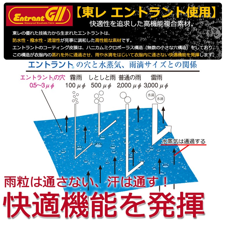 送料無料/エントラント/レイン/レインウェア/レインスーツ/レインコート/防水/撥水/透湿/ベンチレーション/通勤/通学/ロング丈/男女兼用/S/M/L/LL/3L/ユニセックス/軽量/高機能/高機能レインウェア/バイク/自転車/スクーター/原付/オートバイ/バイクウェア/女性/男性/おしゃれ/アウトドア/ジャケット/雨具/カッパ/通気性/動きやすい/メンズ/レディース