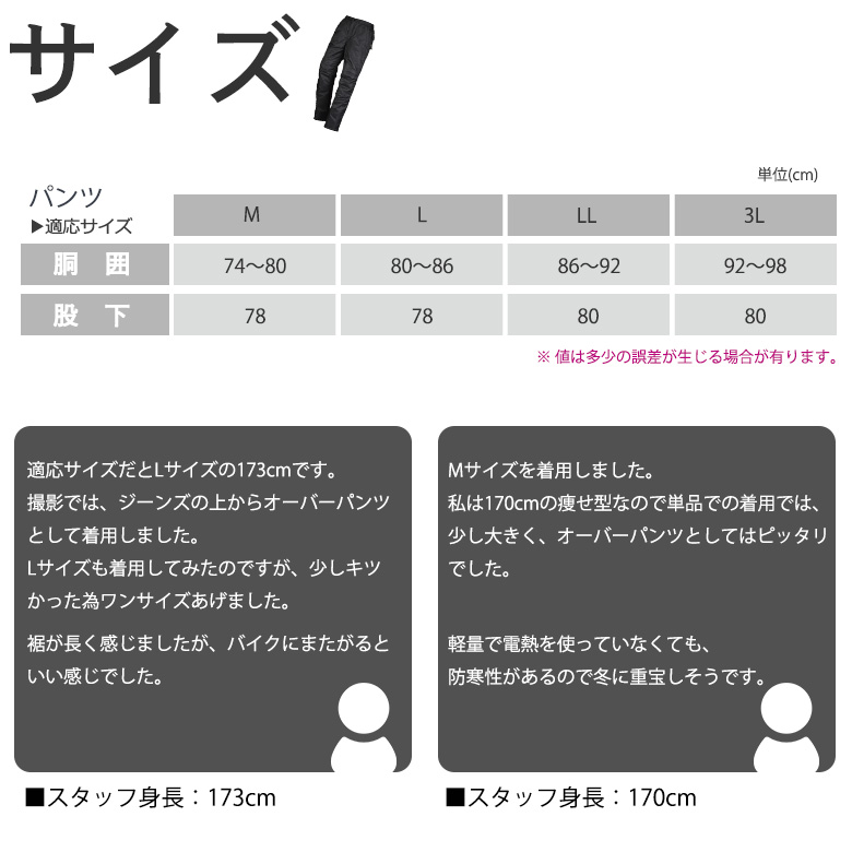 送料無料 電熱ヒーター 中綿防寒 ベスト パンツ 上下セット (全2色