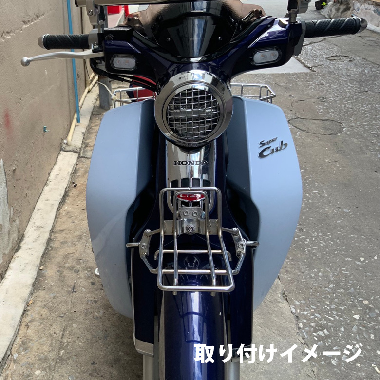 プレスカブ　フロントキャリア ホンダプレスカブ フロントキャリア - メルカリ