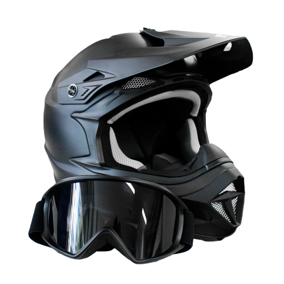 ZEALOT（ジーロット） 軽量 オフロードヘルメット ＆ ゴーグルセット