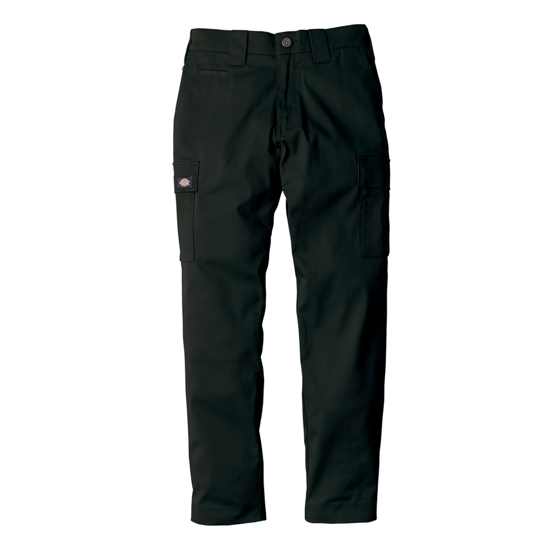 ストレッチ Dickies ブラック ディストレストカーゴパンツ ワーク チ ストレッ (ブラック/M) カーゴパンツ パンツ