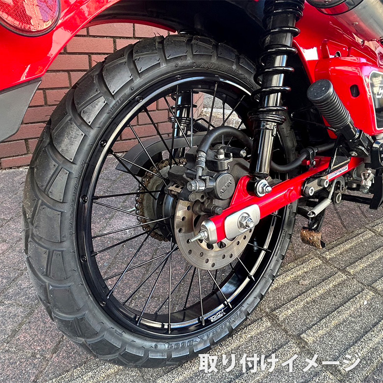 チューブレススポークホイール ハンターカブ CT125 アルミホイール 前後セット TWR製 HONDA チューブレス ホイール 予約11/8頃出荷