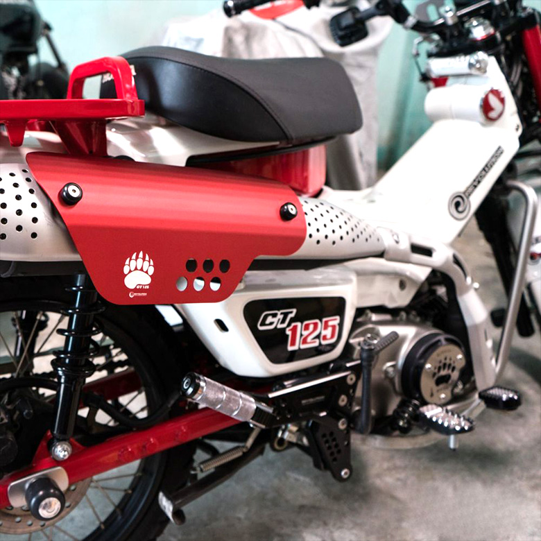 REVOLUTION ハンターカブ カスタム CT125用 マフラーガード REVOLUTION