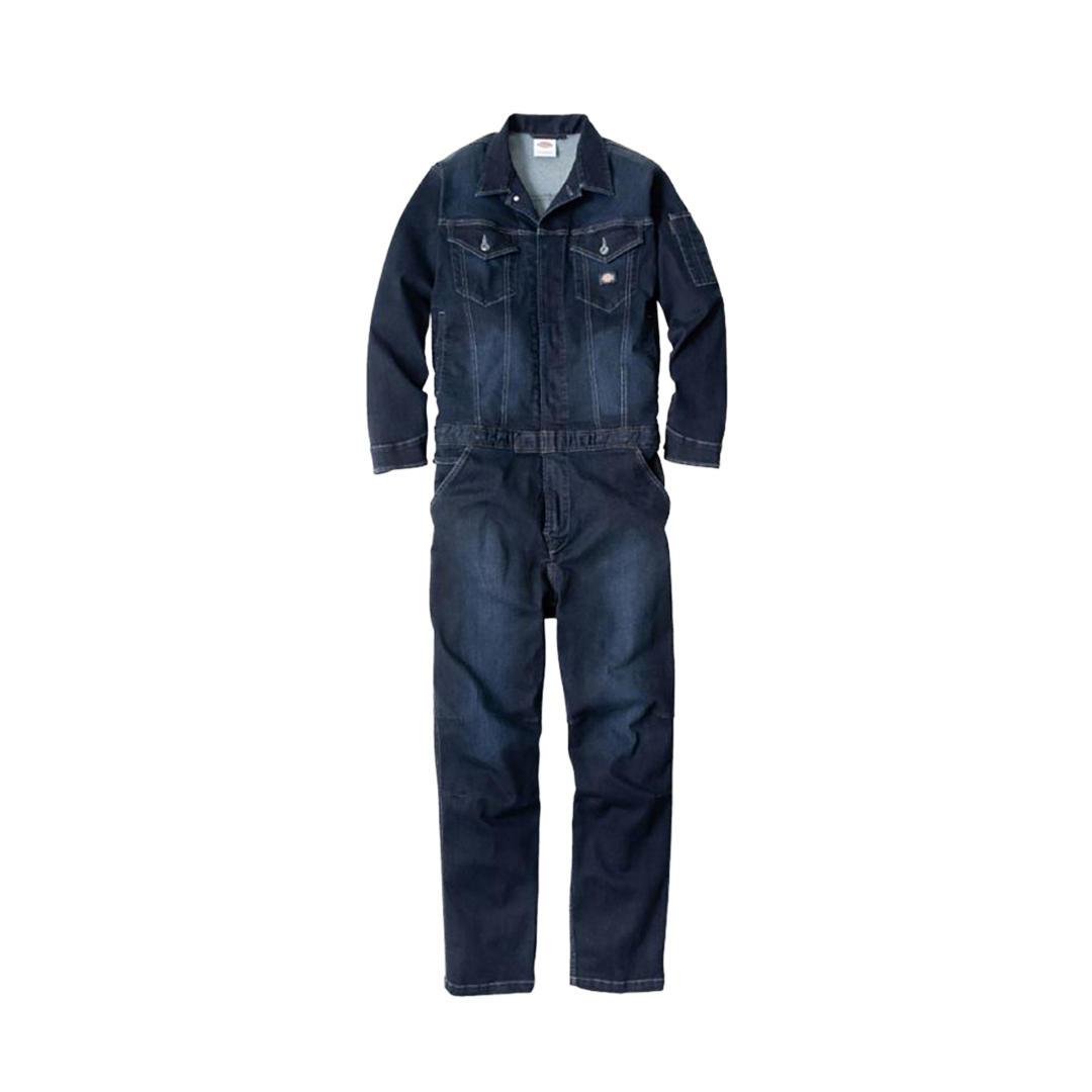 バイク用つなぎ ディッキーズ つなぎ (全2色) 伸縮性 伸びるデニム 着