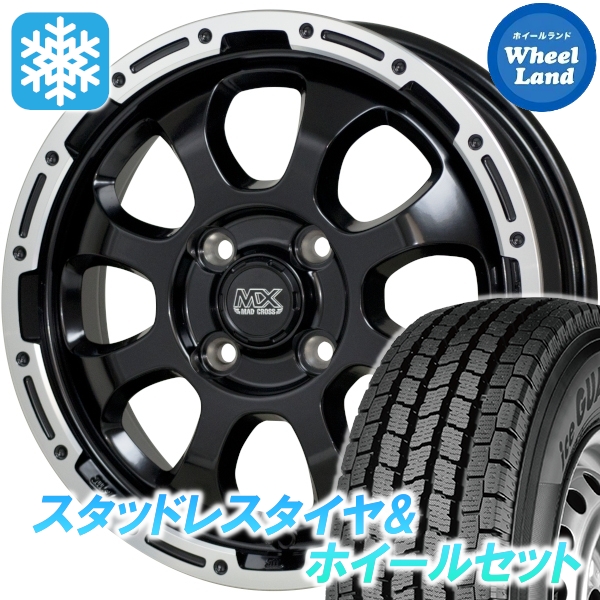 スタッドレスセット ピクシス バン S300系 内燃機関かばい立て iG91 145/80R12 80/78N マッドクロス グレイス GB/P 2024年今後生み出すこと 冬タイヤ、ホイールセット-車、バイク、自転車