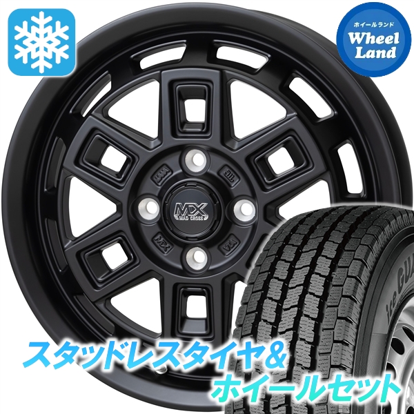 スタッドレスセット サクシード 160系 アイスガード iG91 155/80R14 88/86N マッドクロス アイヴァー MTBK 2024年以降製造