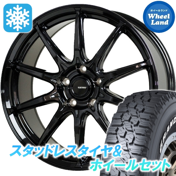 スタッドレスセット ハリアー 10系 全グレード グラントレック XS1 215/70R16 100/97N Gスピード G-05 MBK