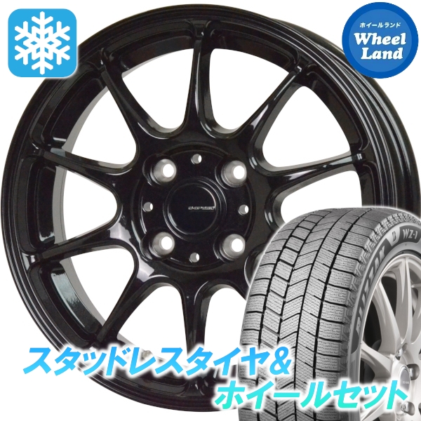 スタッドレスセット ライフ JC系 NA車 4WD ブリザック WZ-1 155/65R13 