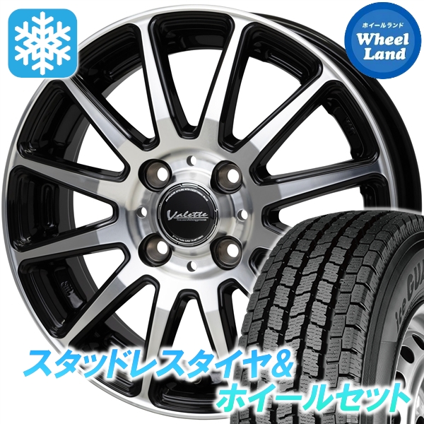 スタッドレスセット ハイゼット トラック S500系 アイスガード iG91 145/80R12 80/78N ヴァレット グリッター BK/P 2024年以降製造