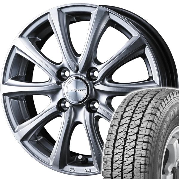 スタッドレスセット エブリィ DA17V ブリ背嚢 VL10 145/80R12 80/78N 滑稽者 打ちつける Si 2024年今後生み出すこと 車、バイク、自転車-冬タイヤ、ホイールセット-自動車