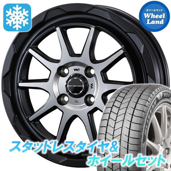 スタッドレスセット エブリィワゴン DA64W ブリザック WZ-1 165/60R14 