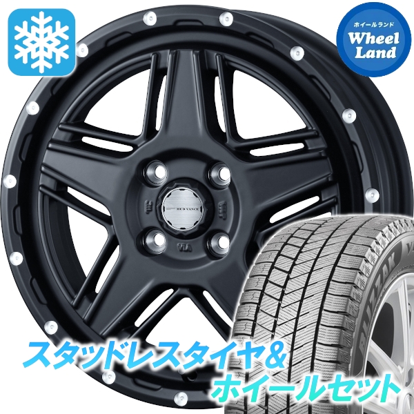 スタッドレスセット N ONE JG系 NA車 4WD ブリザック VRX3 155/65R14