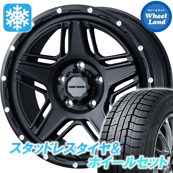 スタッドレスセット エクストレイル T30系 ウィンタートランパス TX 215/65R16 98Q マッドヴァンス 07 FMBK