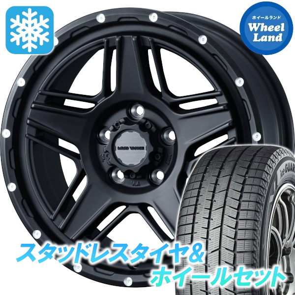スタッドレスセット ジャケット冠ロイヤル 210系 変わり種含む 内燃機関かばい立て8 iG80 215/60R16 95Q マッドヴァンス 07 FMBK 2025年 新生産物 自動車-タイヤ、ホイール