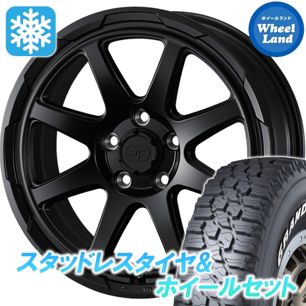 スタッドレスセット アウトランダー CW5W グラントレック XS1 215/70R16 100/97N ウェッズ スタットベルク MBK 2024年以降製造
