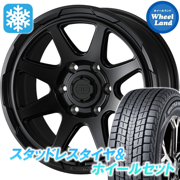 スタッドレスセット FJクルーザー 15系 ウィンターマックス SJ8+ 265/70R17 115Q ウェッズ スタットベルク MBK