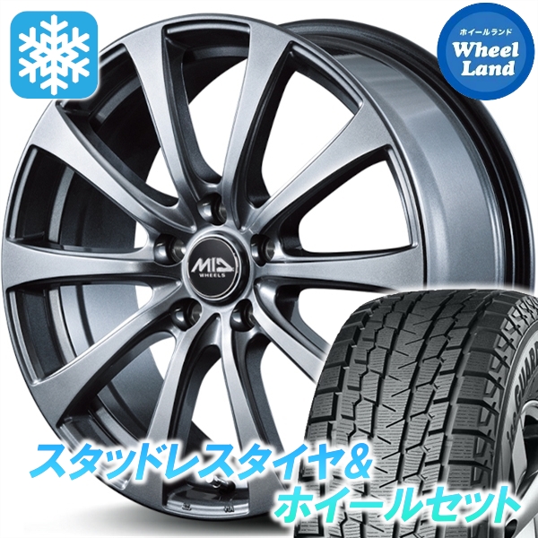 美品】60系ハリアースタッドレス235/55R18ヨコハG075ホイール付4本