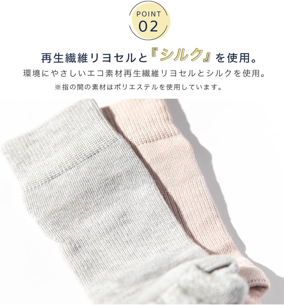ドクターショール めぐっぱ Dr.Scholl 足指 広げる ソックス 靴下 23-25cm グレー フットケア 足指開き | ドクターショール | 04