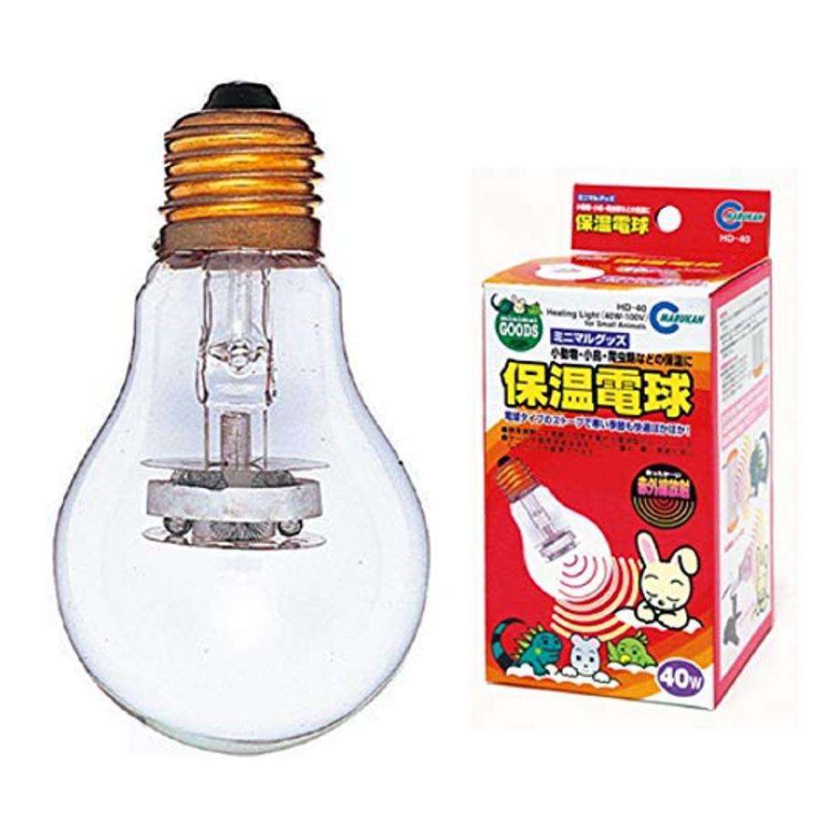 ミニマルランド マルカン・ＨＤ-４０Ｃ 保温電球カバー付４０W・ミニマルサーモ ミニマルランド 【全国送料無料】 マルカン 保温電球 カバー付