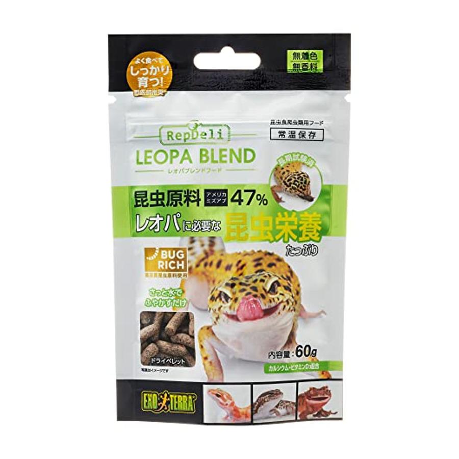 コンビニ受取対応商品】 ジェックス レオパブレンドフード 60g GEX