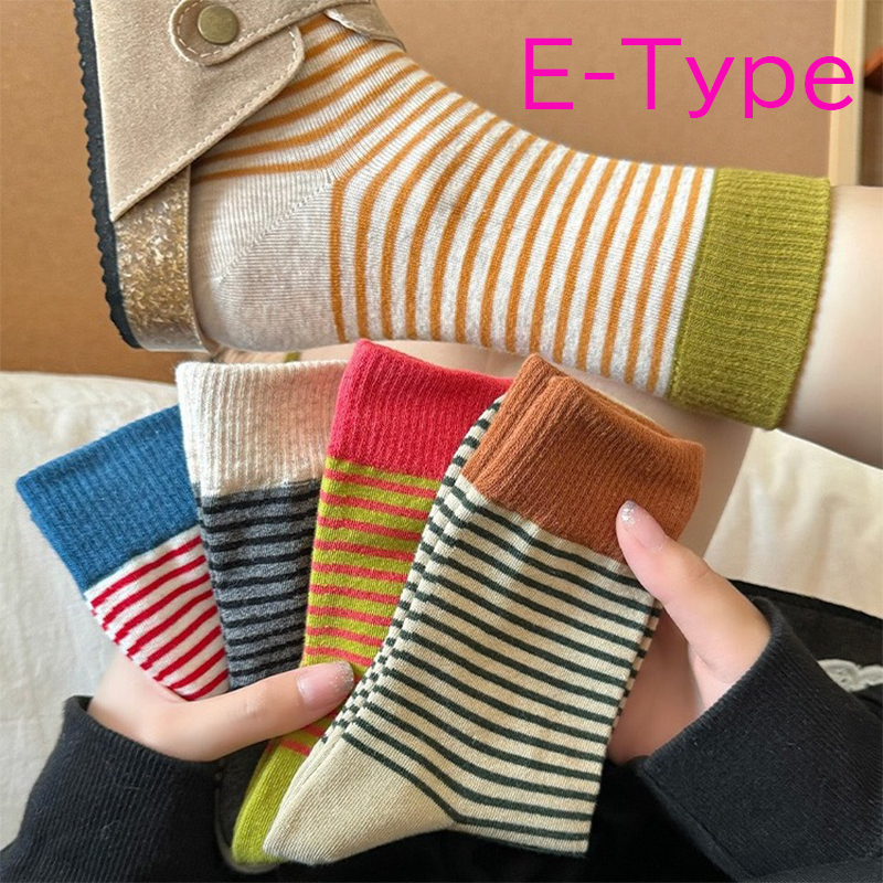 靴下  クルーソックス レディース メンズ セット 5足組 おしゃれ かわいい 綿 黒 白 無地 |  | 10