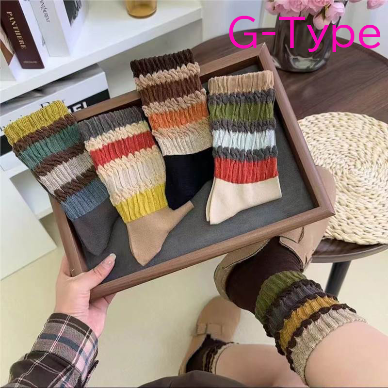 靴下  クルーソックス レディース メンズ セット 5足組 おしゃれ かわいい 綿 黒 白 無地 |  | 12