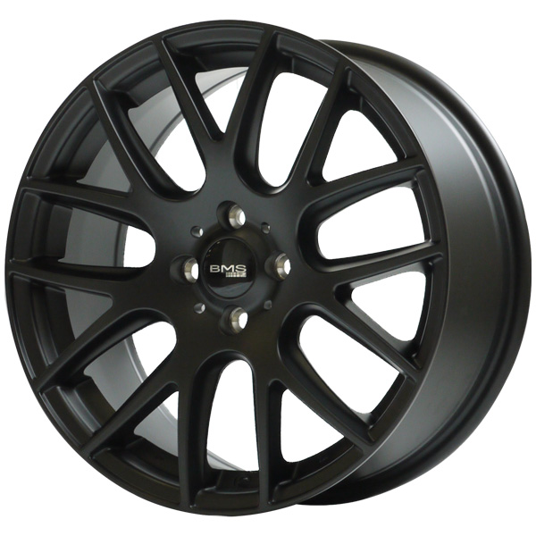 BMS M72-G2 フラットブラック 17インチ 7.5J 4穴100 +43 ホイール4本セット MINI ミニ R50 R52 R53 R54  R55 R56