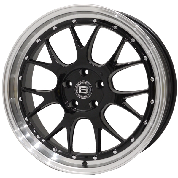 BEYONDI AM01 ブラック/マシンリム 20インチ 5穴114.3 225/35R20