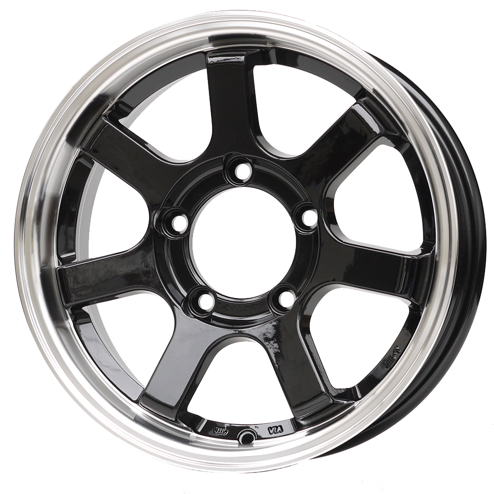ジムニー等 16インチ タイヤ付きホイール 4本セット ホイール4本セット 16×6.0J -20 MUD-SDA7「鉄心」16インチ クローム