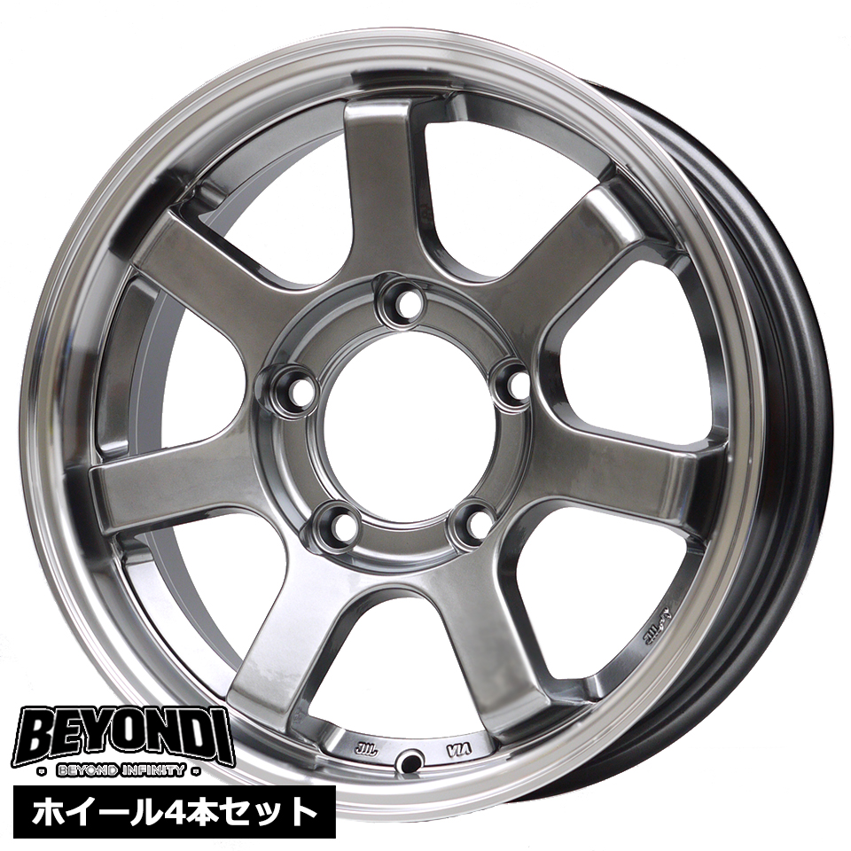 在庫品即納 | ホイール4本セット BEYONDI JM01 ハイパーブラック 