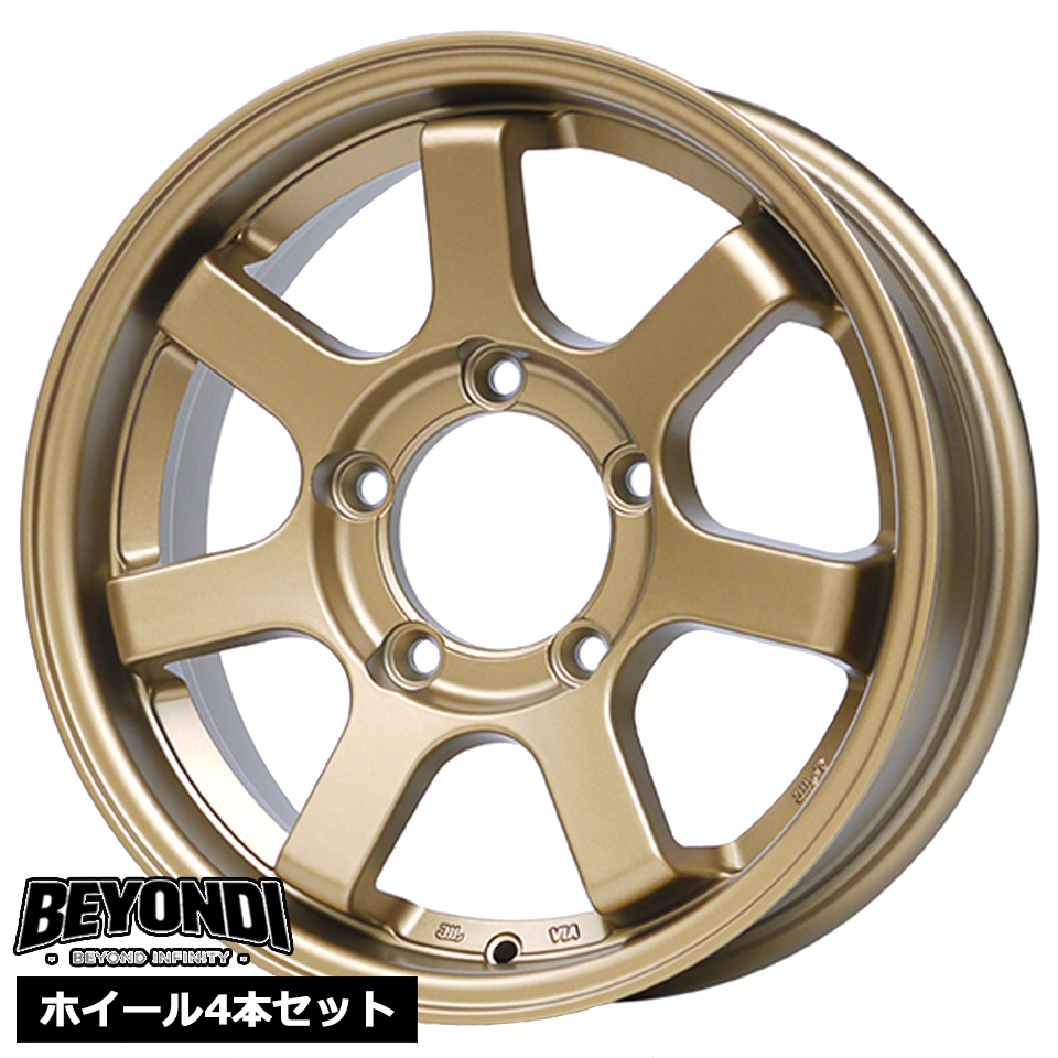 在庫品即納 | ホイール4本セット BEYONDI JM01 ブロンズ 16インチ 5.5J
