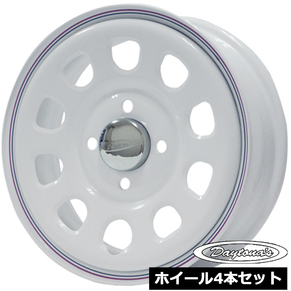 DAYTONA'S G2 ホワイト デイトナ 12インチ 4.0J 4穴100 +42 ホイール4