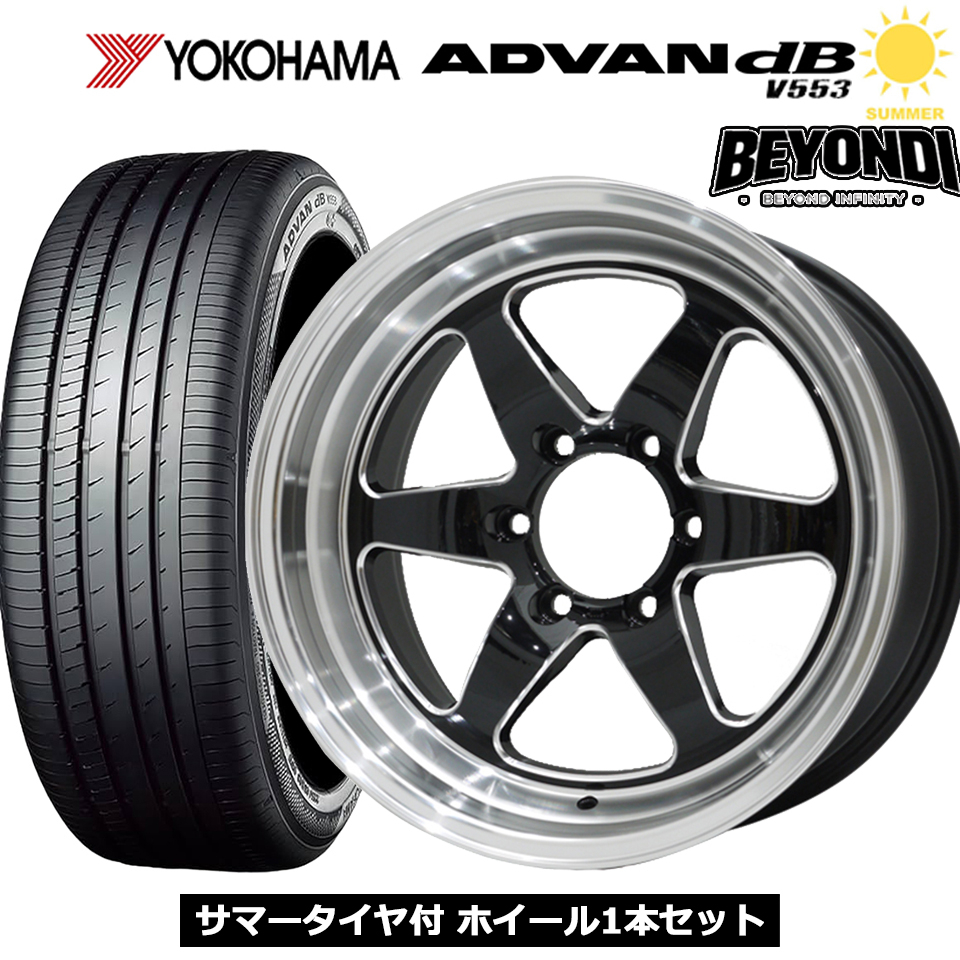 BEYONDI RC01 18インチ 6穴 139.7 225/45R18 ヨコハマ YOKOHAMA ADVAN