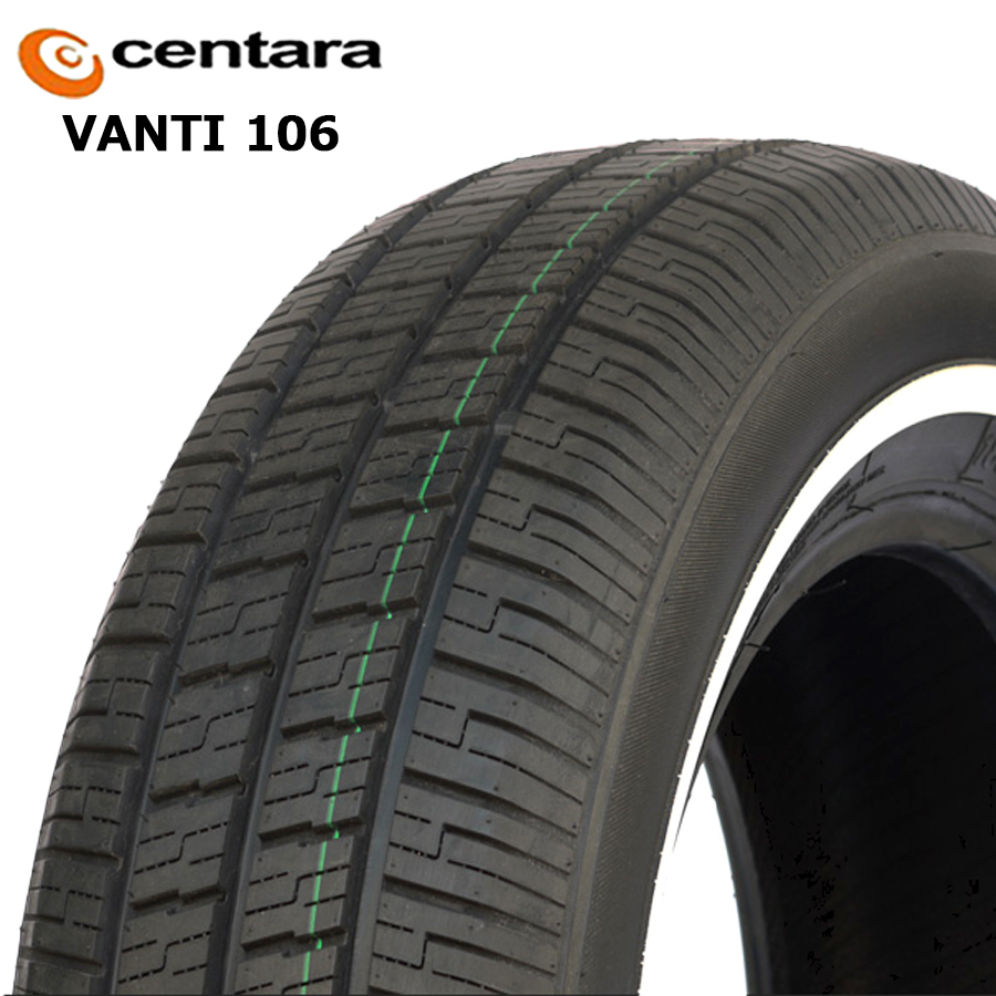 185/65R14 86H WW CENTARA VANTI 106 25年製 ホワイトリボン 新品