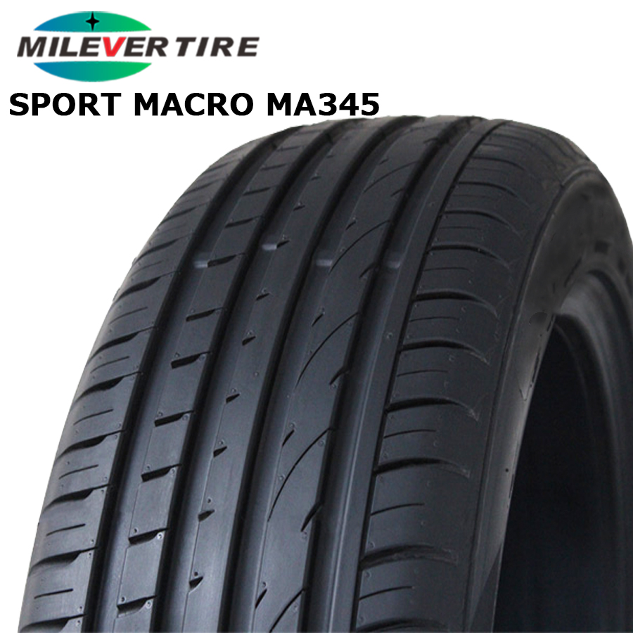 165/40R17 72V XL MILEVER SPORT MACRO MA345 24年製 新品 サマータイヤ 4本セット 総額 ￥20,200 より :1654017MEM54M1 T4S:タイヤショップTWOMAX